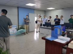 省建设厅调研建筑垃圾电子联单运行现状