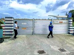 关闭三道防洪门，物资准备充分 江北豪城码头全力应对“贝碧嘉”