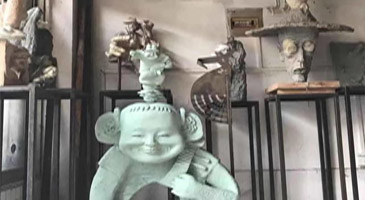 點贊！無錫雕塑家苦心打造阿炳雕塑館